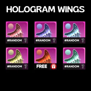 World // Zero - [🌈] Hologram Wings Bundle (x6)