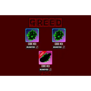 World // Zero - [🐍] Greed Aura Bundle (x2)