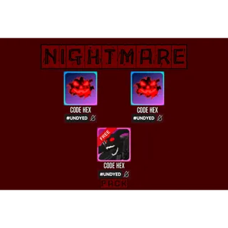 World // Zero - [🕷️] Nightmare Aura Bundle (x2)