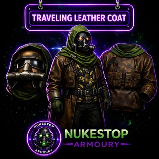Traveling Leather Coat