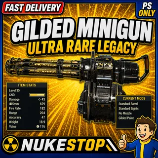 Gilded Minigun