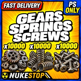 10k Of Each Gears Springs Screws