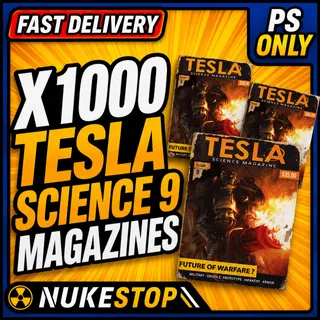1000 Tesla Science 9 Magazines 