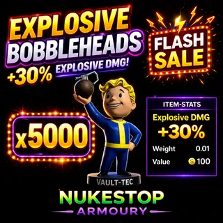 5000 Explosive Bobbleheads