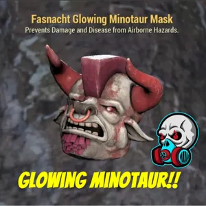 Glowing Minotaur Mask