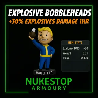 500 Explosives Bobbleheads