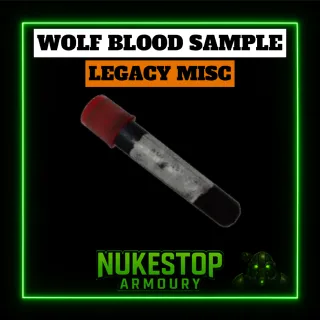 Wolf Blood Sample