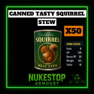Canned Tasty Squirrel Stew 