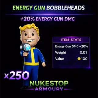 250 Energy Gun Bobbleheads