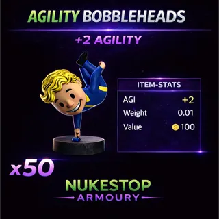 50 Agility Bobbleheads