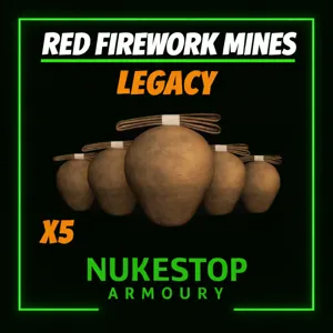 5 Red Firework Mines
