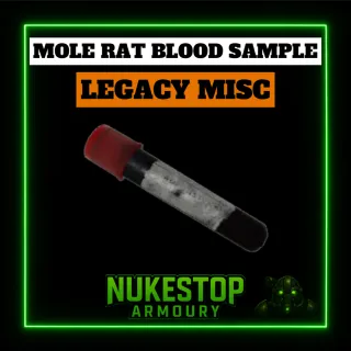 Mole Rat Blood Sample