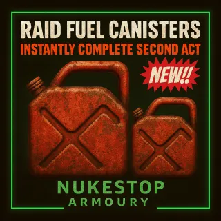 2000 Raid Fuel Canisters (New - Working) 