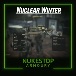 Nuclear Winter Laser Bat