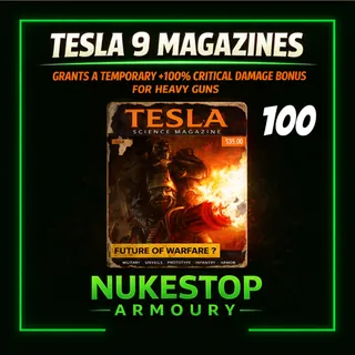 100 Tesla 9 Magazine  (SALE)