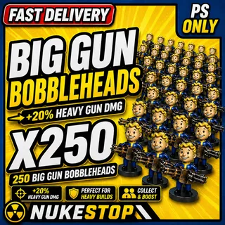 250 Big Guns Bobbleheads