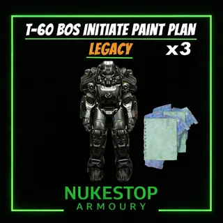 x3 Legacy BOS Initiate Plan -  Power Armor Paint 