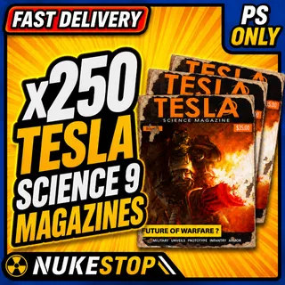 250 Tesla Science 9 Magazines 