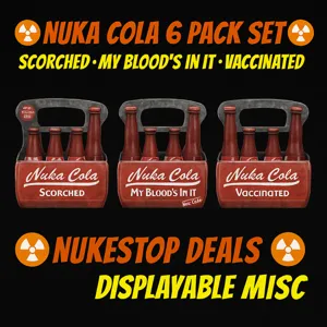 Nuka Cola Six Pack Set