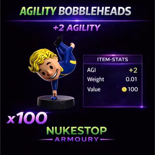 100 Agility Bobbleheads