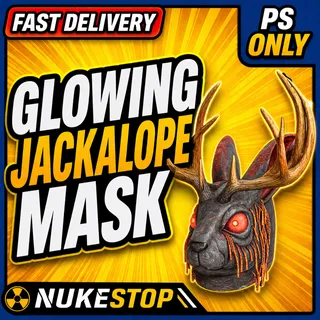 Glowing Jackalope Mask