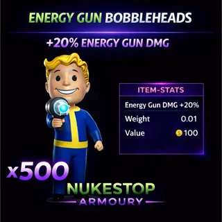 500 Energy Bobbleheads