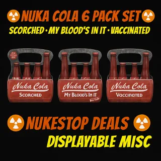 Nuka Cola Six Pack Set