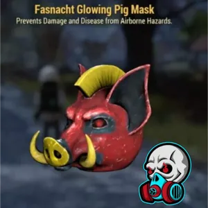 Glowing Pig Mask