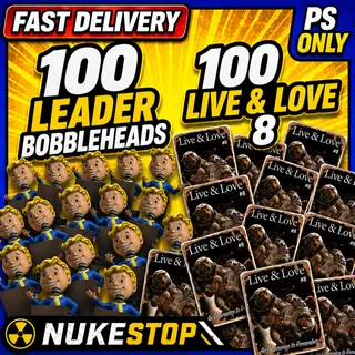 100 Leader Bobbleheads & 100 Live & Love 8