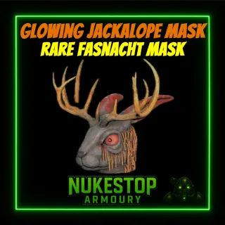 Glowing Jackalope Mask