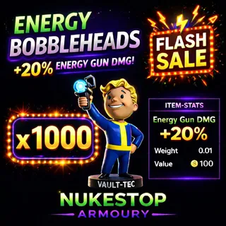 1000 Energy Bobbleheads (SALE)