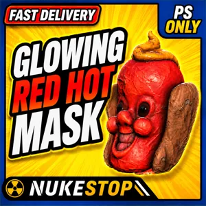 Glowing Red Hot Mask