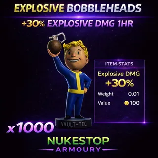 1000 Explosive Bobbleheads