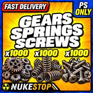 Gears Springs Screws