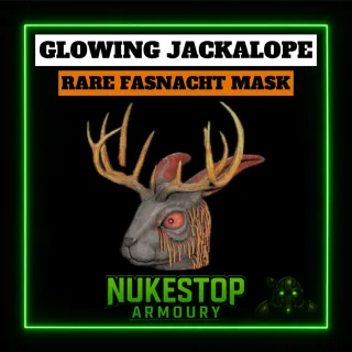 Glowing Jackalope Mask