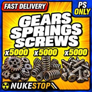 5000 Of Each Gears Spring Screws