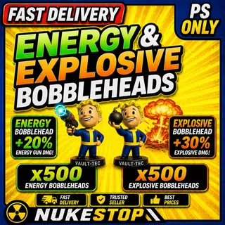 500 Energy & 500 Explosive Bobbleheads 