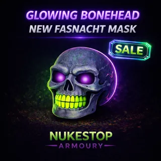 Glowing Bone Head Mask