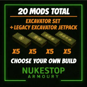 Excavator Set + Mods + Legacy Jetpack Torso