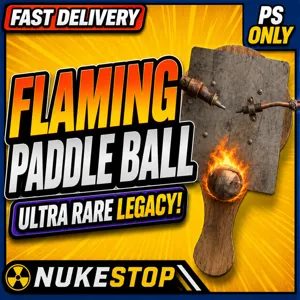 Flaming Paddle Ball