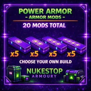 20 Armor Mods - Choose Your Own Build 