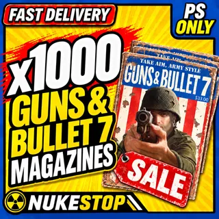1000 Guns & bullet 7 Magazine