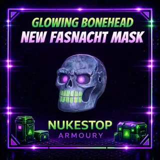 Glowing Bone Head Mask