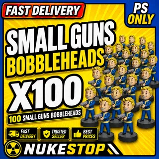 100 Small Gun Bobbleheads 