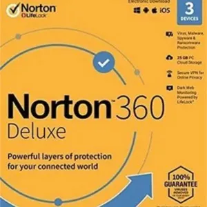 Norton 360 Deluxe US Key (1 Year / 5 Devices) + 50 GB Cloud Storage