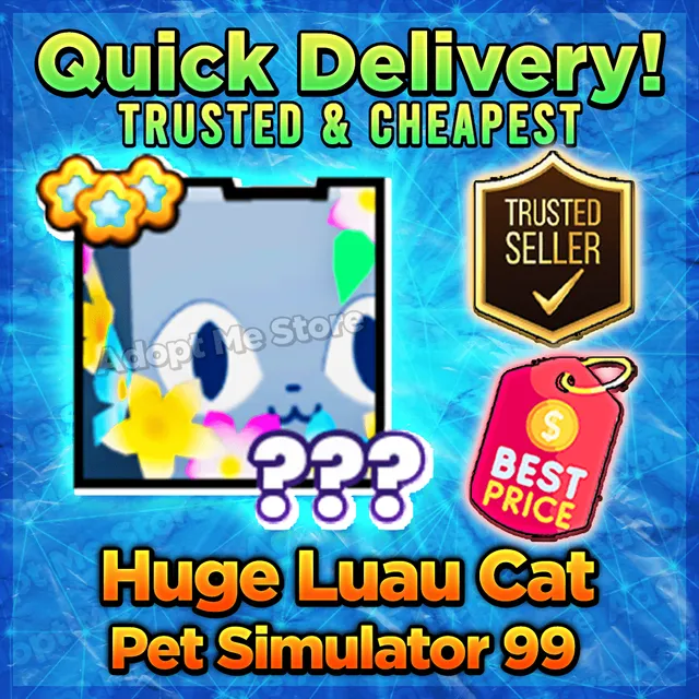 Pet Simulator 99 Huge Luau Cat - Roblox Game Items - Gameflip