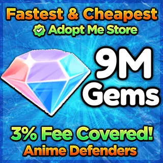 Anime Defenders Gems