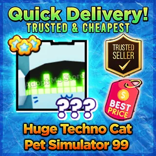 Pet Sim 99 Huge Techno Cat