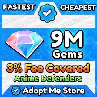 Anime Defenders Gems