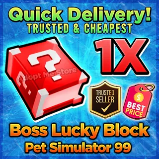 Pet Simulator 99 Boss Lucky Block